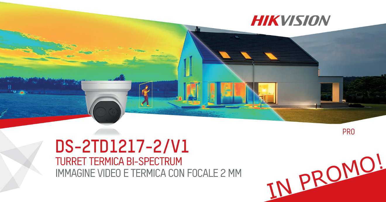 Turret Bi-Spectrum Ottica Fissa  DS-2TD1217-2/V1 HIKVISION